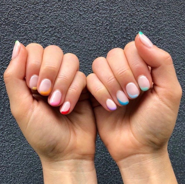 Coloured Nail Designs