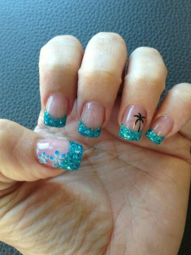 Backdate 1 Pin By Trudy Norman On Nails  Vacation Nails, Cruise Nails