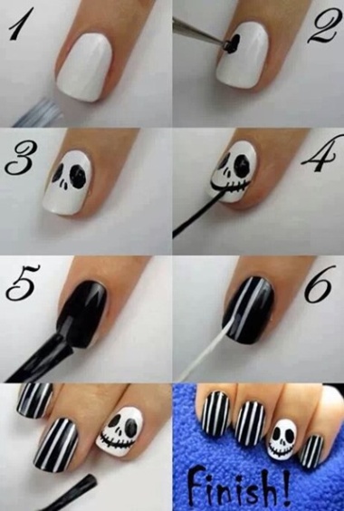 Backdate 2  Best Halloween Nail Art Ideas