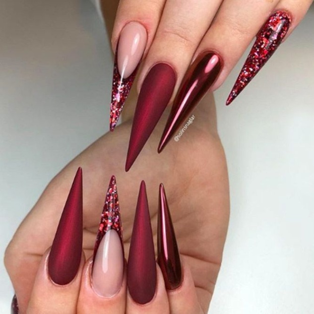 Backdate 2 Best Stiletto Nails Designs, Ideas, Tips For You