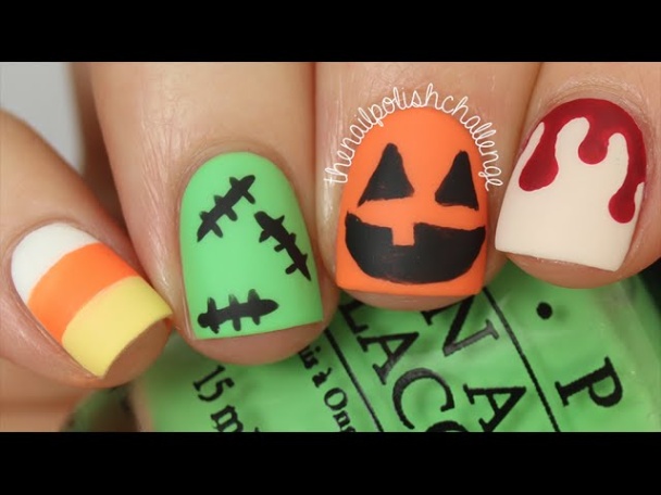 Backdate 2  EASY HALLOWEEN NAIL ART DESIGNS DIY  KELLI MARISSA