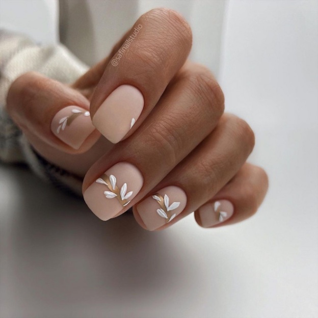 Backdate 3  Classy Neutral Short Nails For Spring  I Take You  Wedding