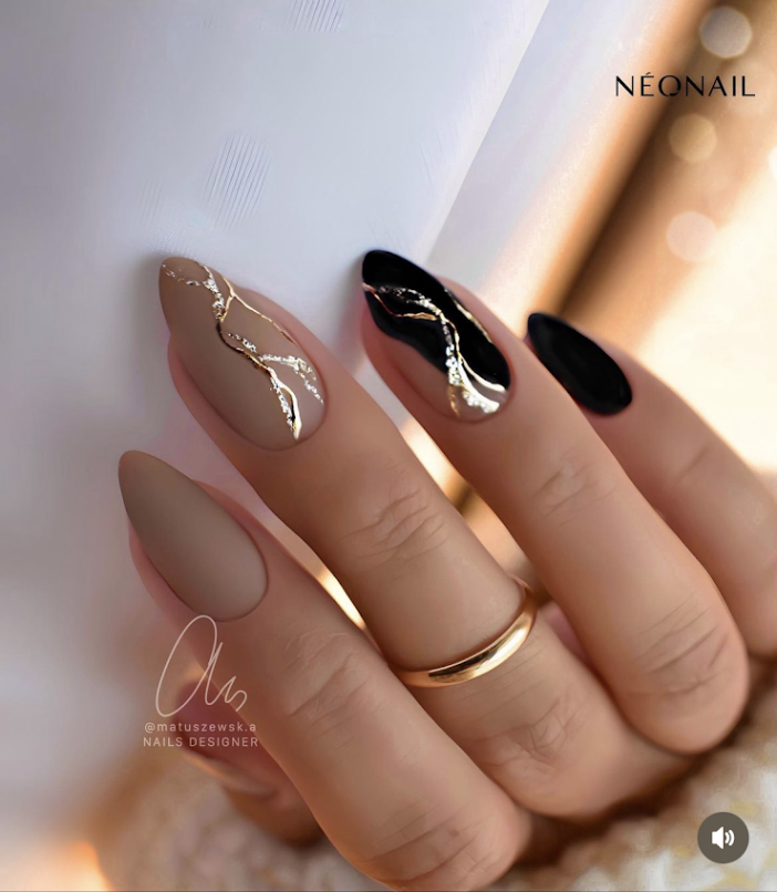 elegant gold nail designs Backdate 3  Elegant & Stunning Gold nails for every occasion - withharmony &co