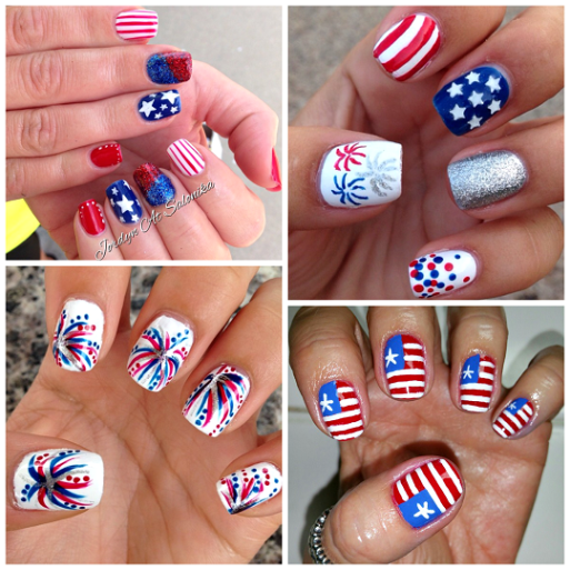 Backdate 3 Patriotic Th Of July Nail Ideas - Crafty Morning