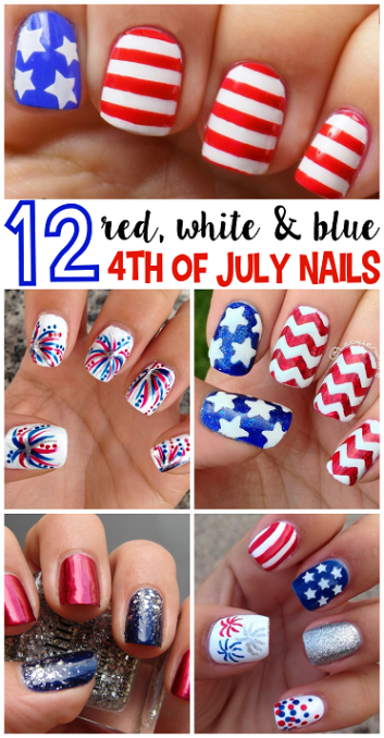 Backdate 3 Patriotic Th Of July Nail Ideas - Crafty Morning