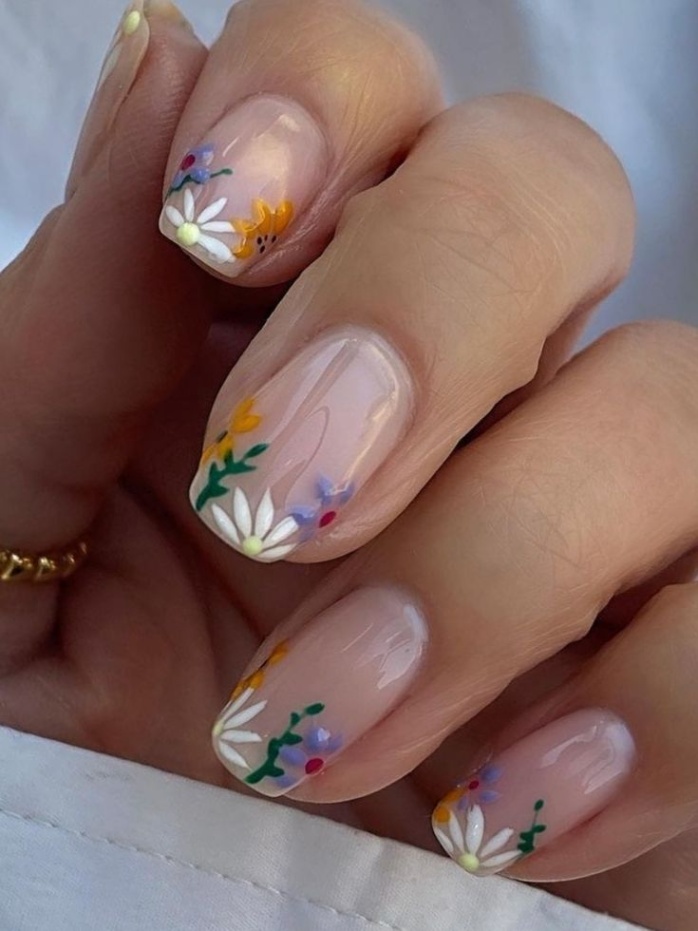 Backdate 3 + Simple Flower Nail Designs Perfect For Spring