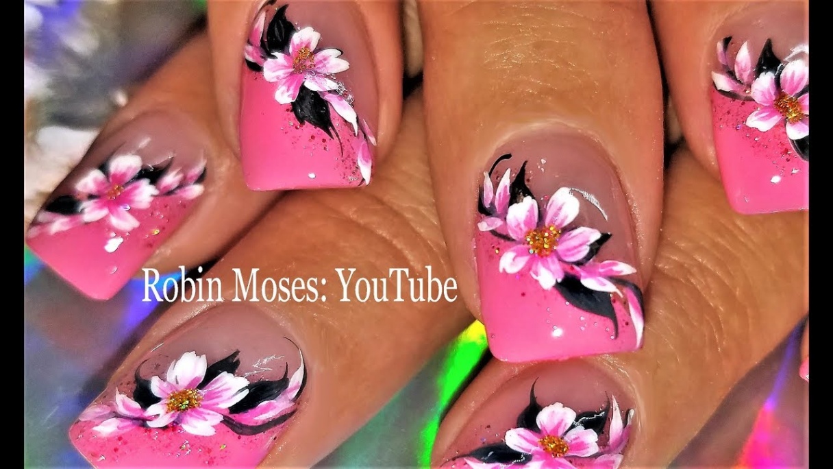 Backdate 3 The FLOWER Nail Art Playlist By Robin Moses - YouTube