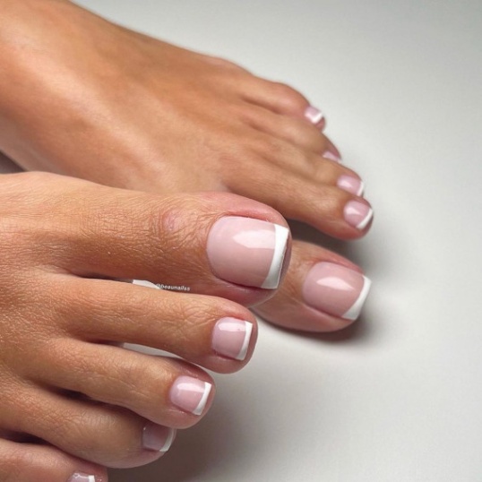 French Toe Nail Designs