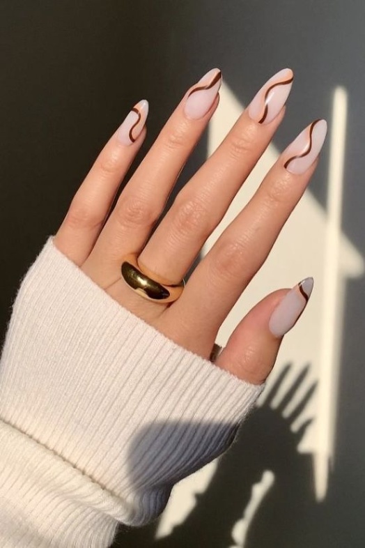 Backdate 4  Gorgeous Fall Nail Designs For Short And Medium Nails