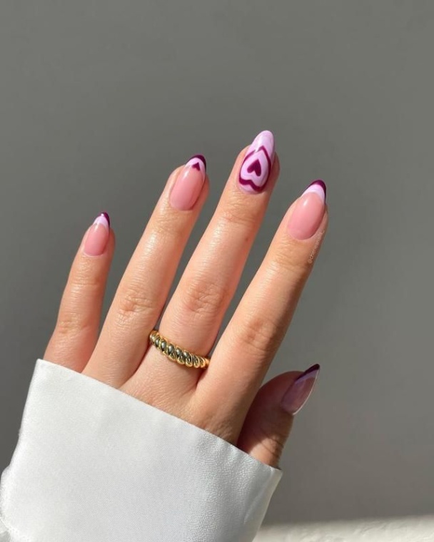 Backdate 4  Heart Nail Art Ideas That Feeling Romantic