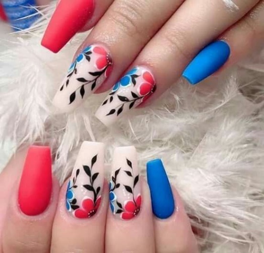 Niche Utama 1 August Nails Summer Nail Trends Sunflower Nail Art Tropical Nail