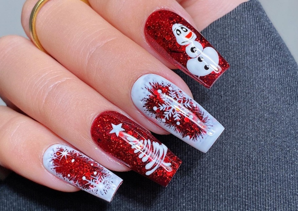 Niche Utama 1 Christmas Nail Designs: Easy Holiday Manicures For   Lavis