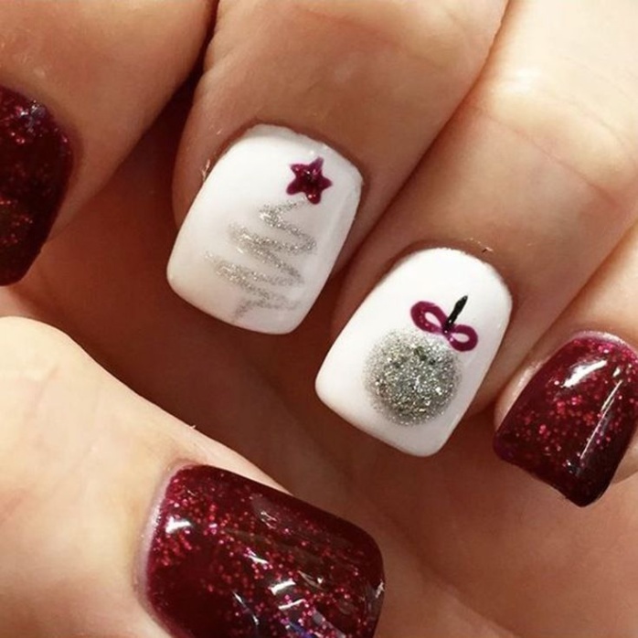 Niche Utama 1  Easy Christmas Nail Art Designs To Try Yourself — Elephant On