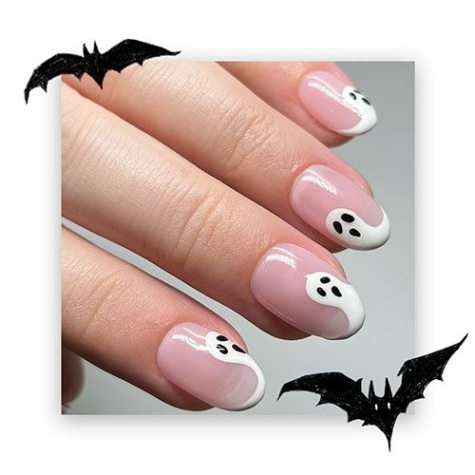 Simple Halloween Nail Designs