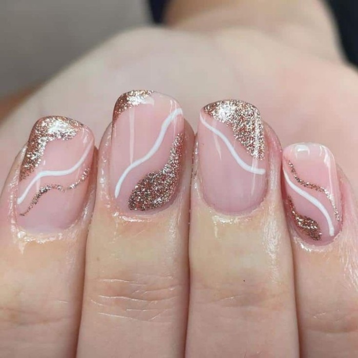 Niche Utama 1 + Gorgeous Rose Gold Nail Design Ideas ( Updated)