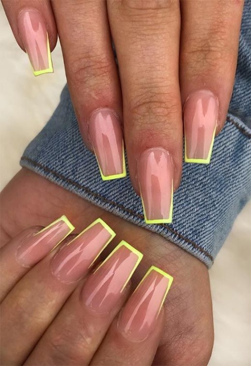 ballerina nail designs Niche Utama 1  Ideas of Coffin Nails: Coffin Shaped Nails (A.K.A