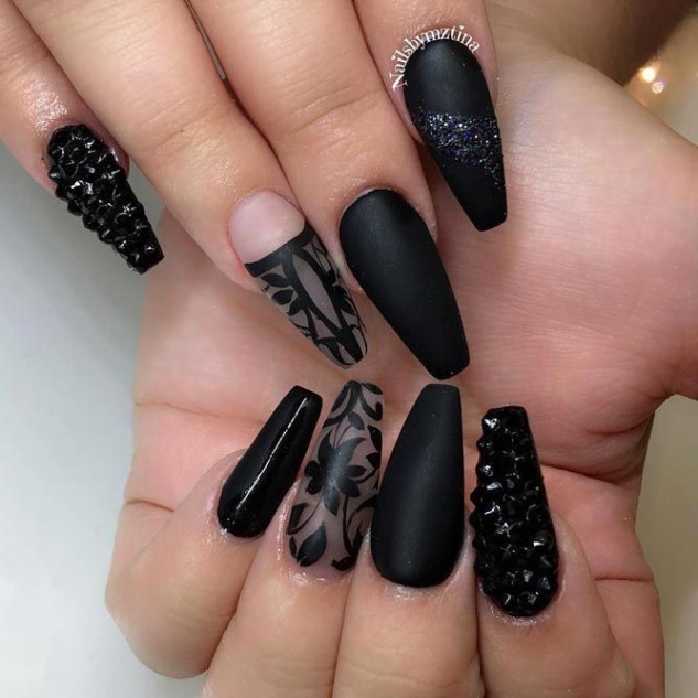 Black Nail Designs 2023