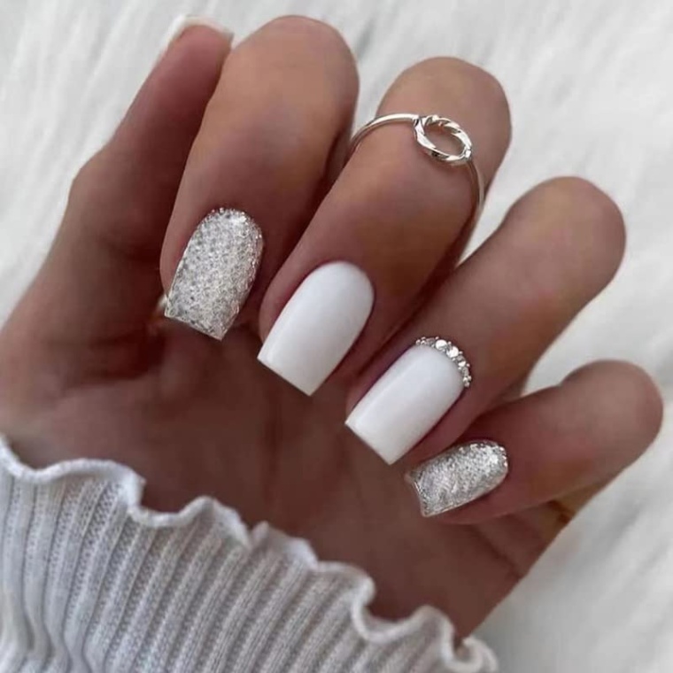 White Nails Designs