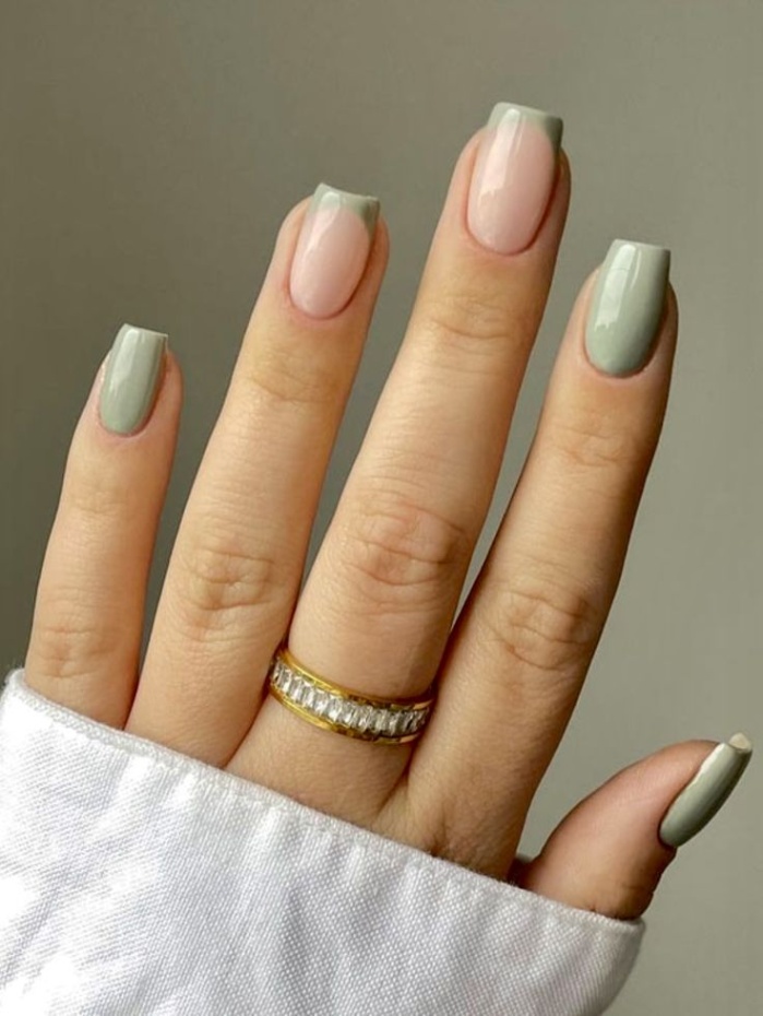 Sage Green Nail Designs