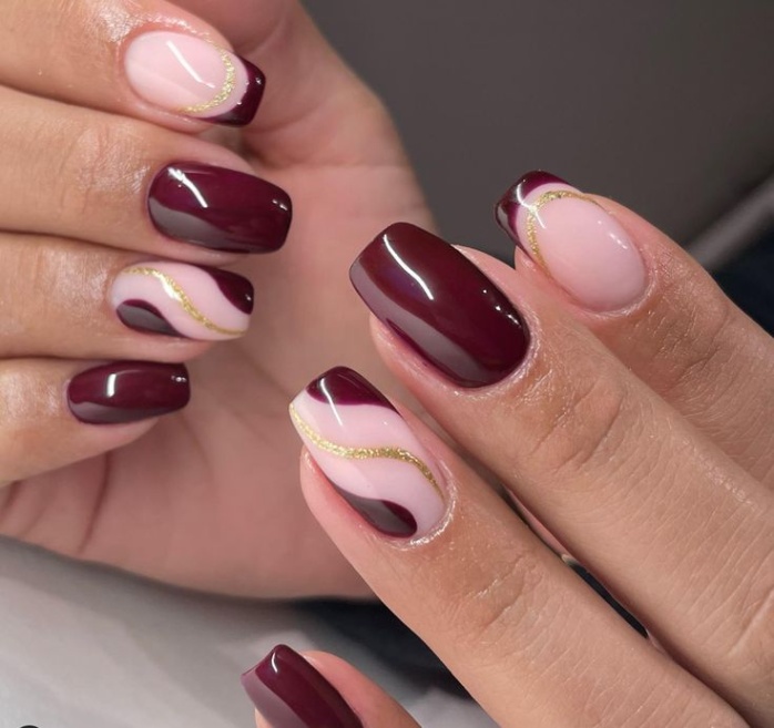 Niche Utama 1 The  Best Burgundy Nail Ideas To Try This Fall