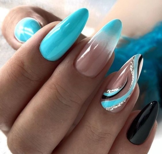 Niche Utama 1 + Turquoise & Teal Nails For A Refreshing Manicure