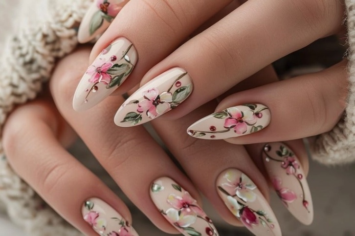 Niche Utama 2 Almond Shape Nail Designs And Tips - Ella+mila