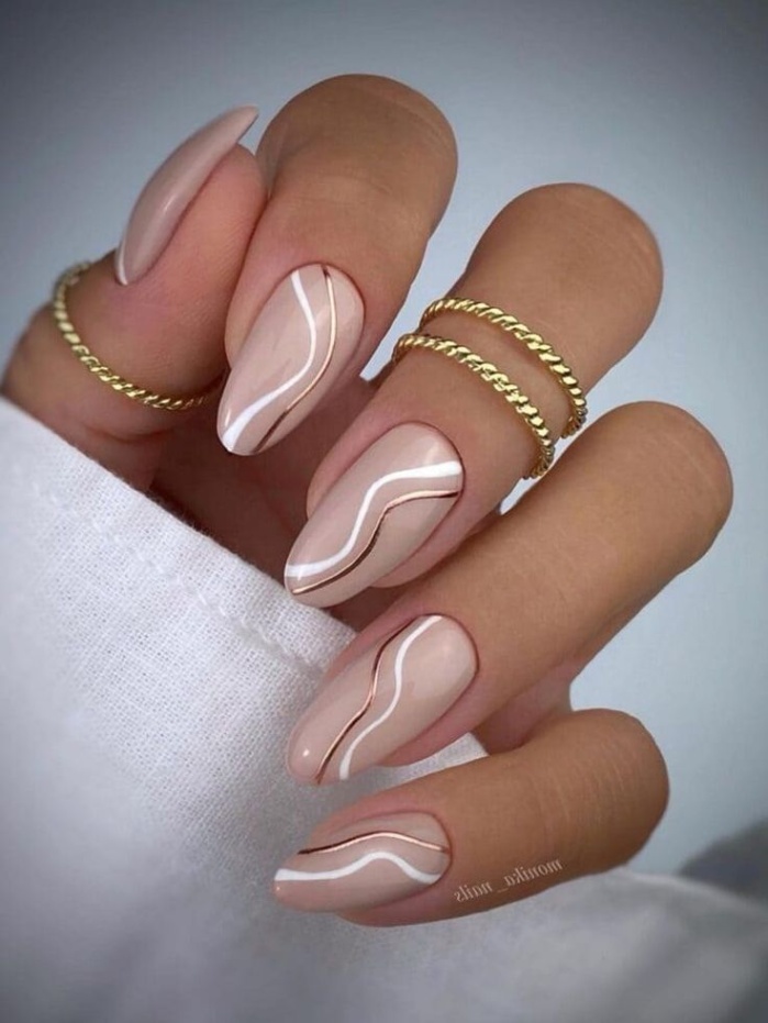 Beige Nail Designs