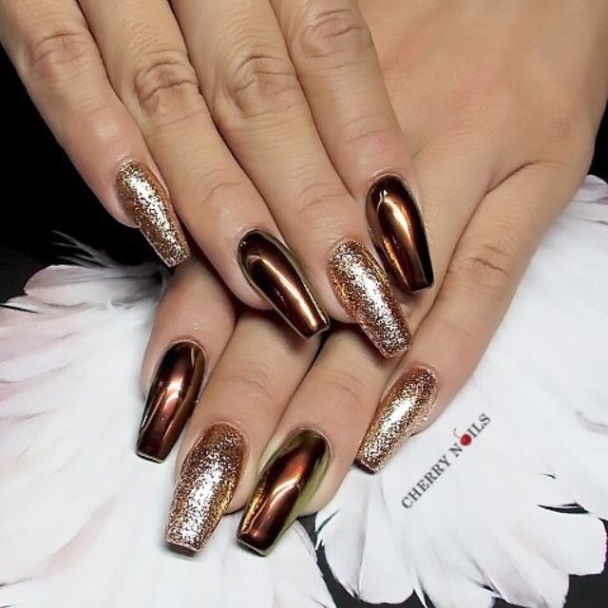 Metallic Nail Designs