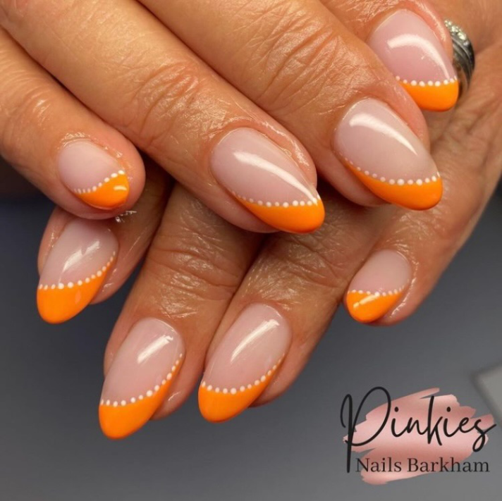 Niche Utama 2  Best Summer Orange Nail Designs - Someofthisandthat