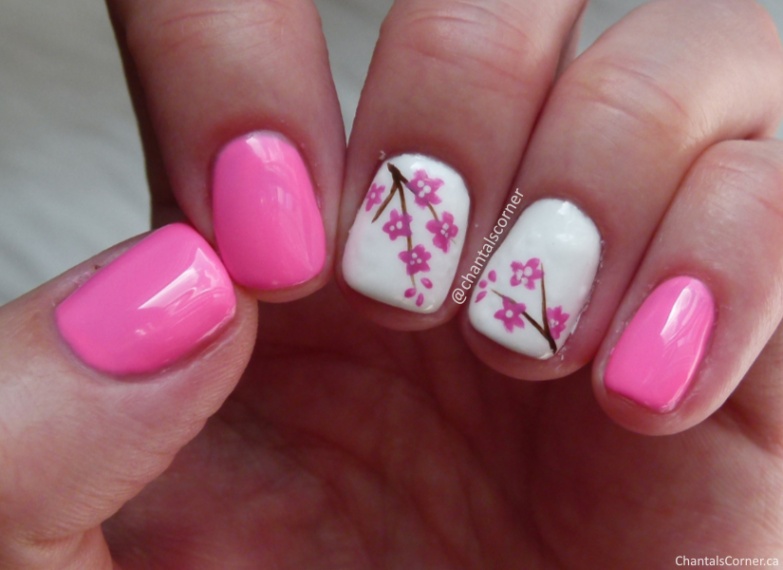 Niche Utama 2 Cherry Blossom Nail Art - Chantal's Corner