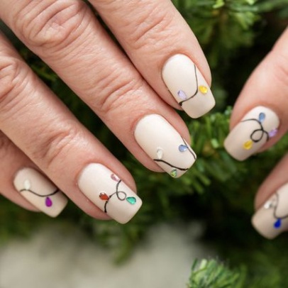 Niche Utama 2  Christmas Nail Designs - Simple Christmas Nail Art Ideas