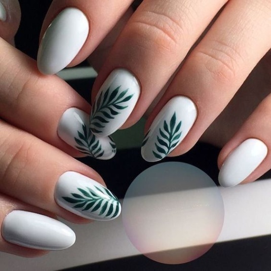 Niche Utama 2 + Cool Tropical Leaves Nails Designs