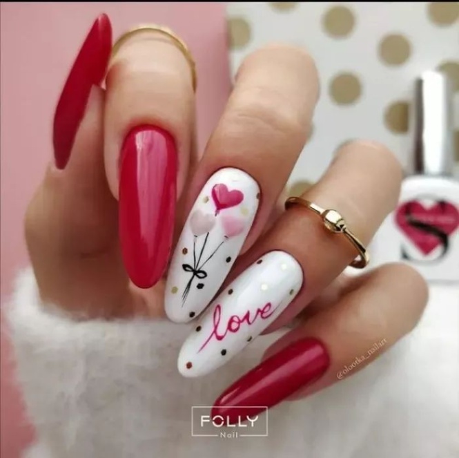 Valentines Nails Design