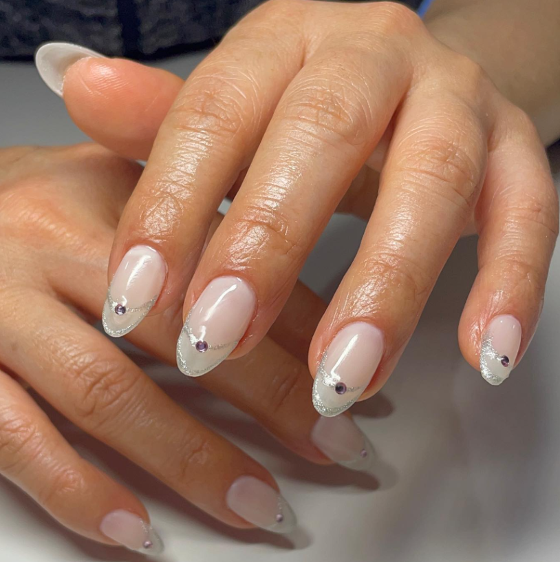 Niche Utama 2 Elegant Milky White Nail Designs For