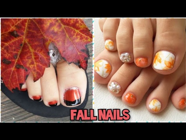 Niche Utama 2 Fall Toe Nail Designs / #fallnail #fallnailart #trend