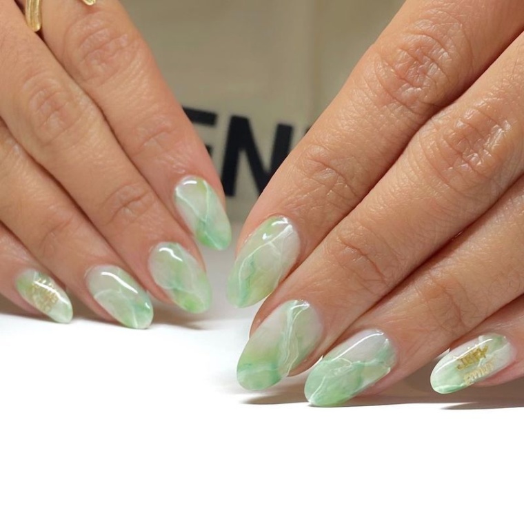 Niche Utama 2  Green Nail Designs You Need To Try