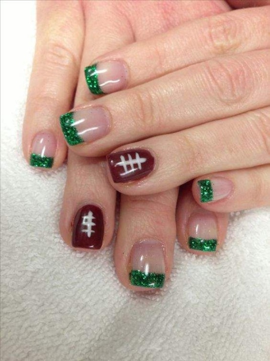 Football Nail Designs