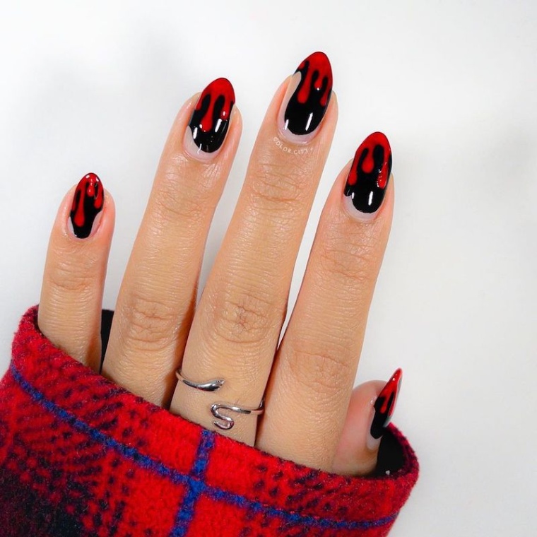 Niche Utama 2 These Nail Designs Prove Black & Red Are The Best Combo