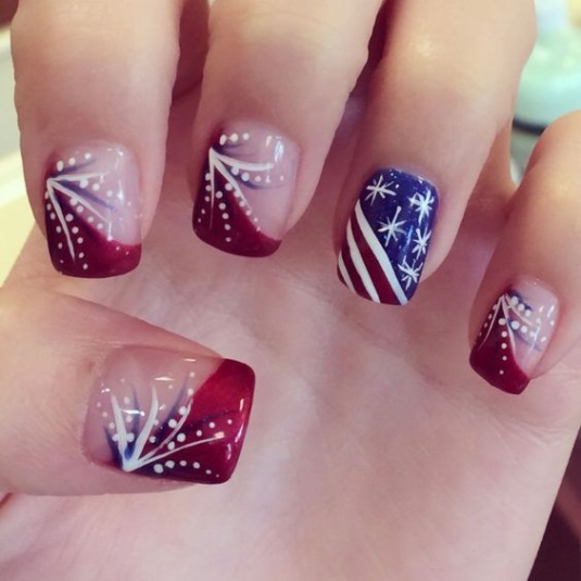 July 4 Nail Designs