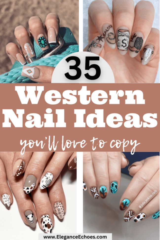 western nail designs Niche Utama 2  Western Nail Ideas for the Wild West Vibe